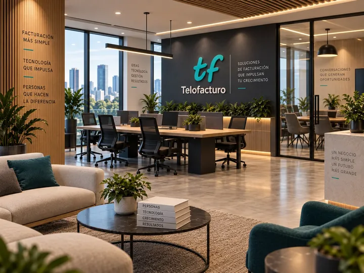 Área de trabajo de las oficinas de Telofacturo