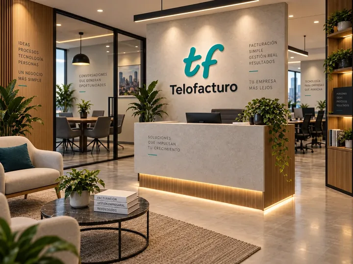 Recepción de las oficinas de Telofacturo